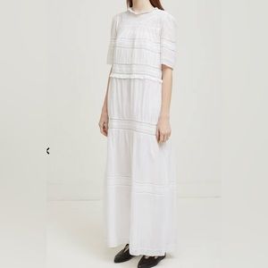 Isabel Marant Étoile “Vealy” White Cotton Maxi Dress FR size 42 (US size 10)